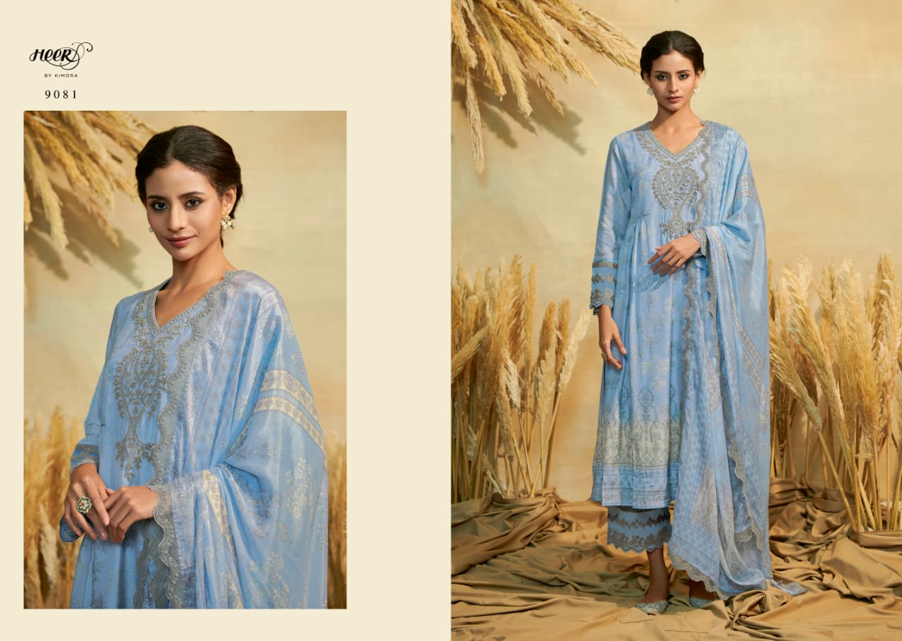 Husniya By Kimora Heer Designer Salwar Suits Catalog